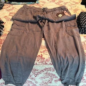 Knox Rose Cargo style Joggers Grey XL